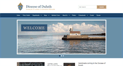 Desktop Screenshot of dioceseduluth.org